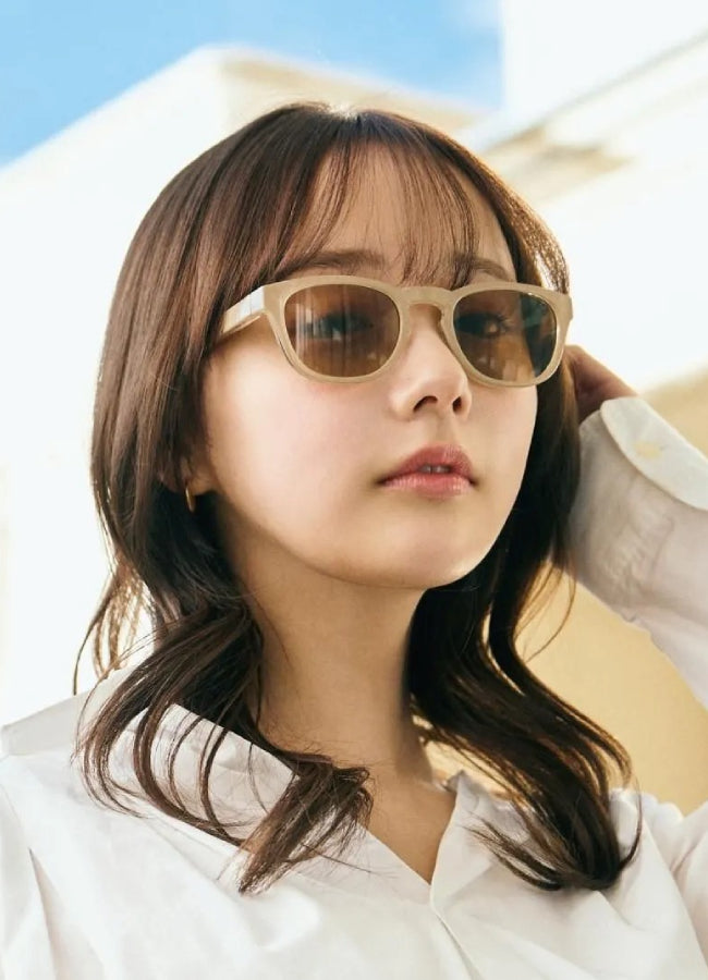 LE FOON(ルフォーン) Ligne Douce sunglasses UVカット 男女兼用 大人の調光サングラス AS809
