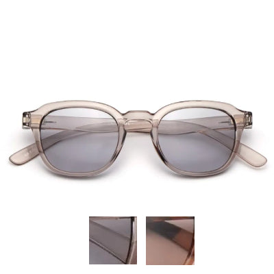 LE FOON(ルフォーン) Boston Square sunglasses UVカット 男女兼用 薄いレンズ系サングラス AS901