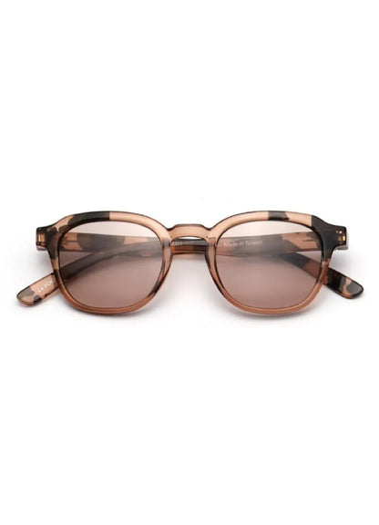 LE FOON(ルフォーン) Boston Square sunglasses UVカット 男女兼用 薄いレンズ系サングラス AS901