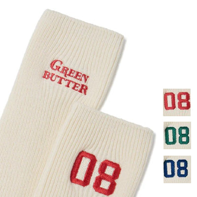 GREEN BUTTER(グリーンバター) NEEDLEWORK MID-CALF SOCKS ニードルワーク ミッドカーフ ソックス GB0808NMS