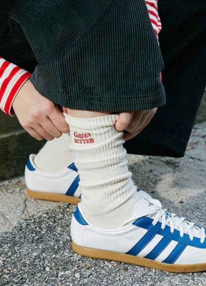 GREEN BUTTER(グリーンバター) NEEDLEWORK MID-CALF SOCKS ニードルワーク ミッドカーフ ソックス GB0808NMS