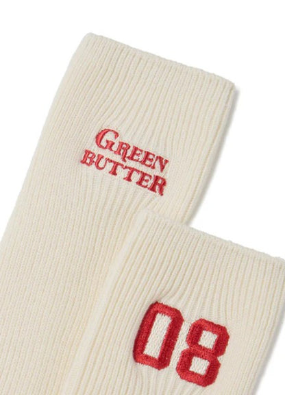 GREEN BUTTER(グリーンバター) NEEDLEWORK MID-CALF SOCKS ニードルワーク ミッドカーフ ソックス GB0808NMS
